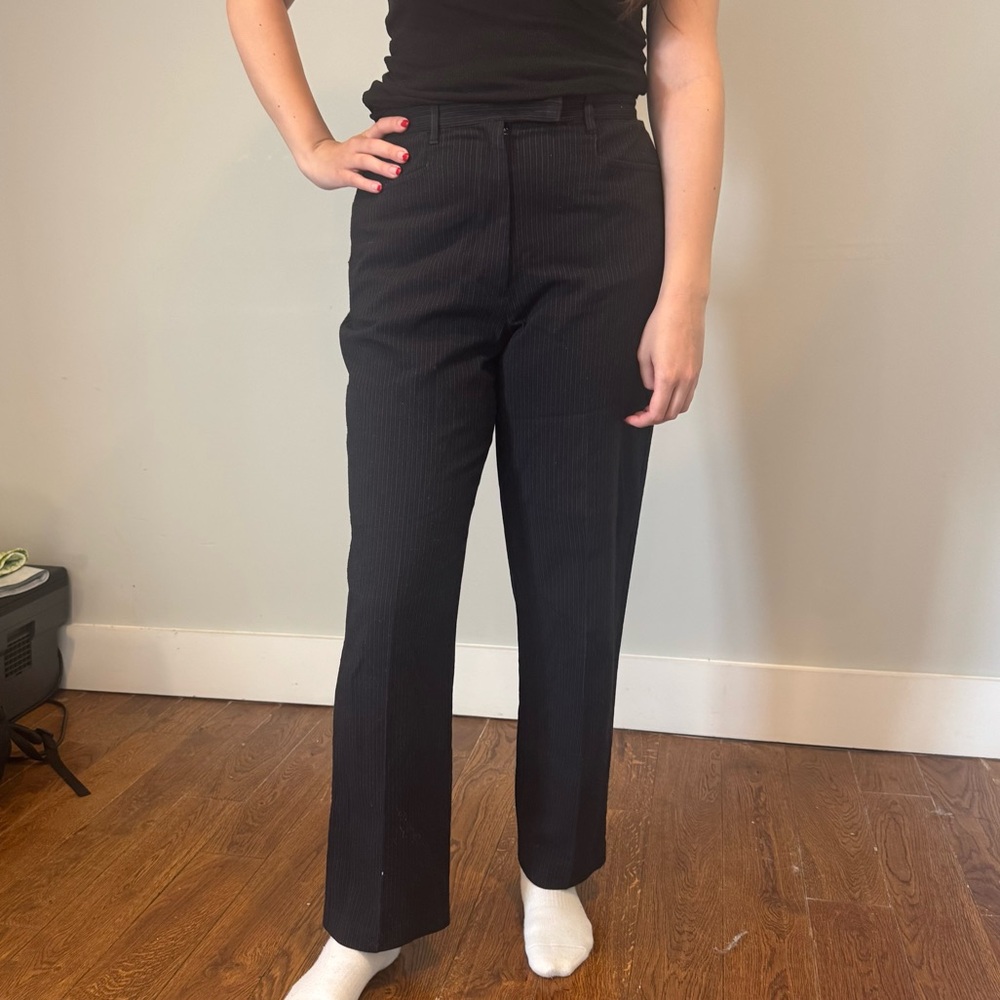 Dark Navy Tommy Hilfiger Pinstripe Pants